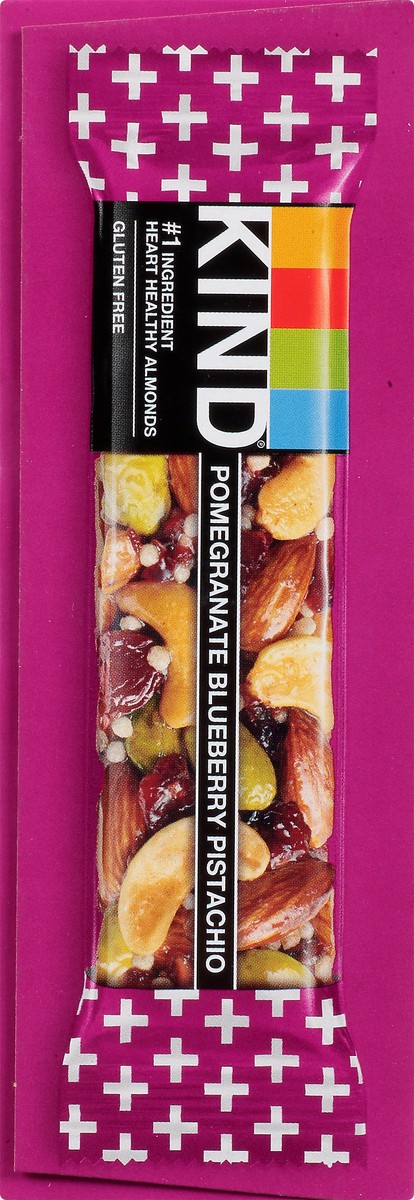 slide 10 of 12, KIND Gluten Free 12 Pack Pomegranate Blueberry Pistachio Bars 12 ea, 12 ct; 1.4 oz