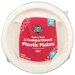First Street 10 1/4 Inch Plas Compartment Plates