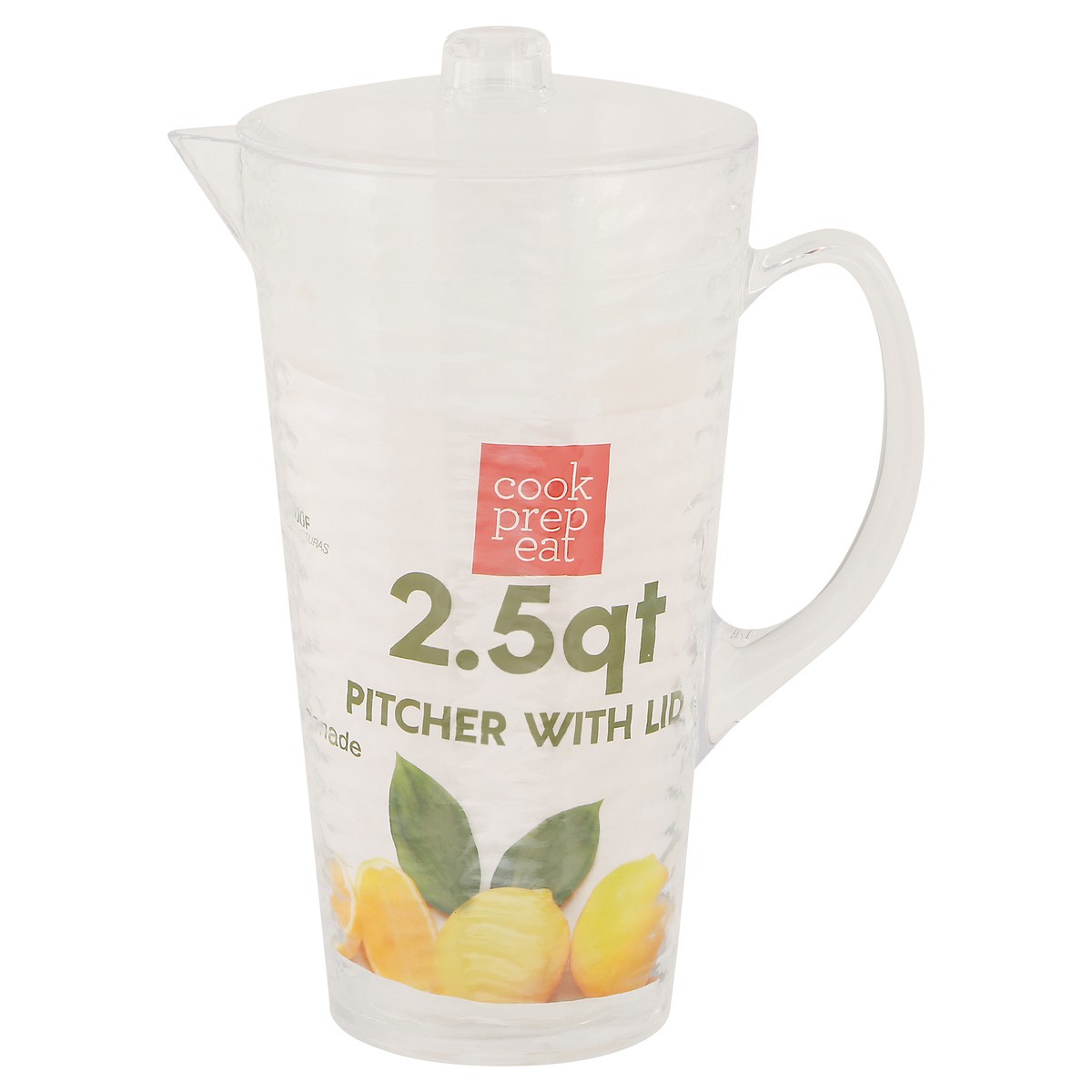 slide 9 of 11, Cook Prep Eat 2.5 Quart Pitcher with Lid 1 ea, 1 ct