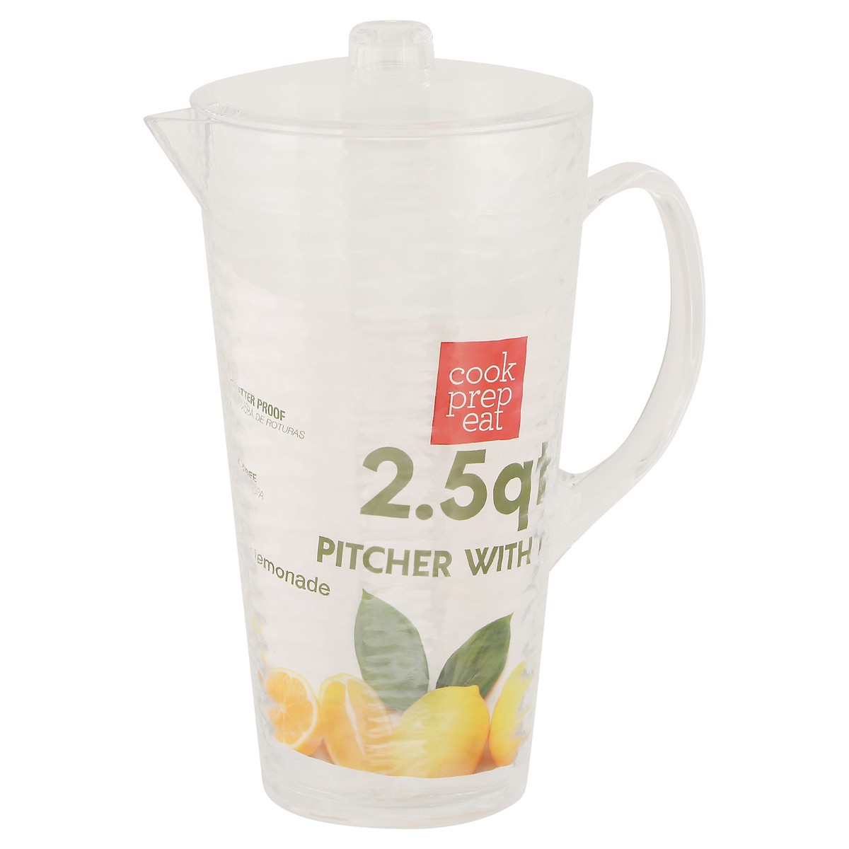 slide 7 of 11, Cook Prep Eat 2.5 Quart Pitcher with Lid 1 ea, 1 ct