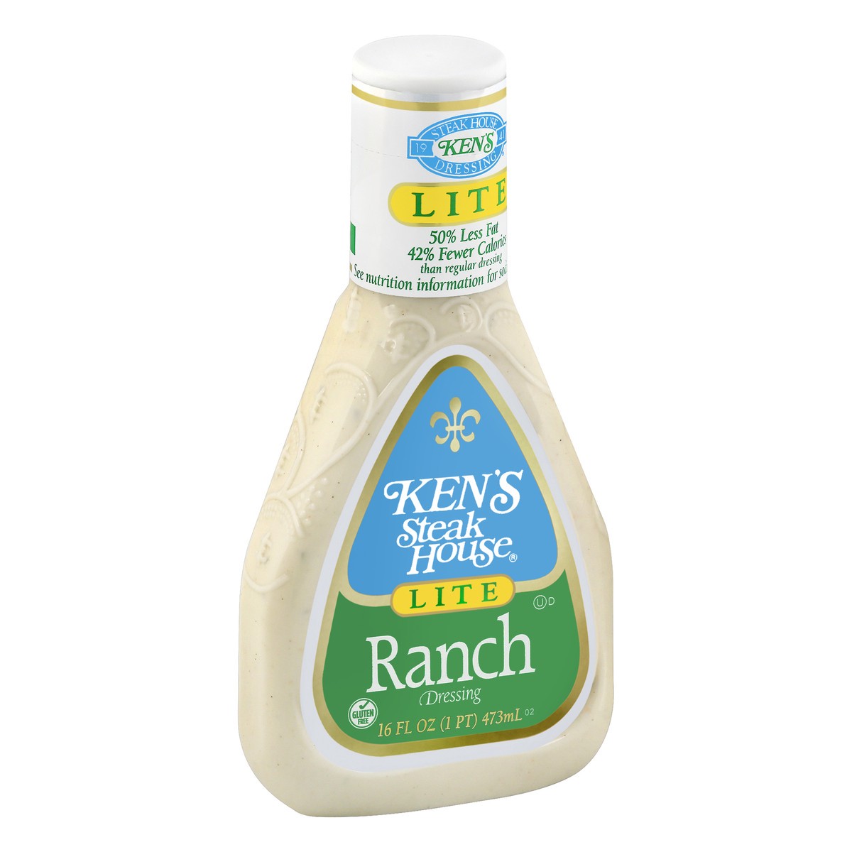 slide 8 of 9, Ken's Steak House Lite Ranch Salad Dressing 16 fl oz, 16 fl oz