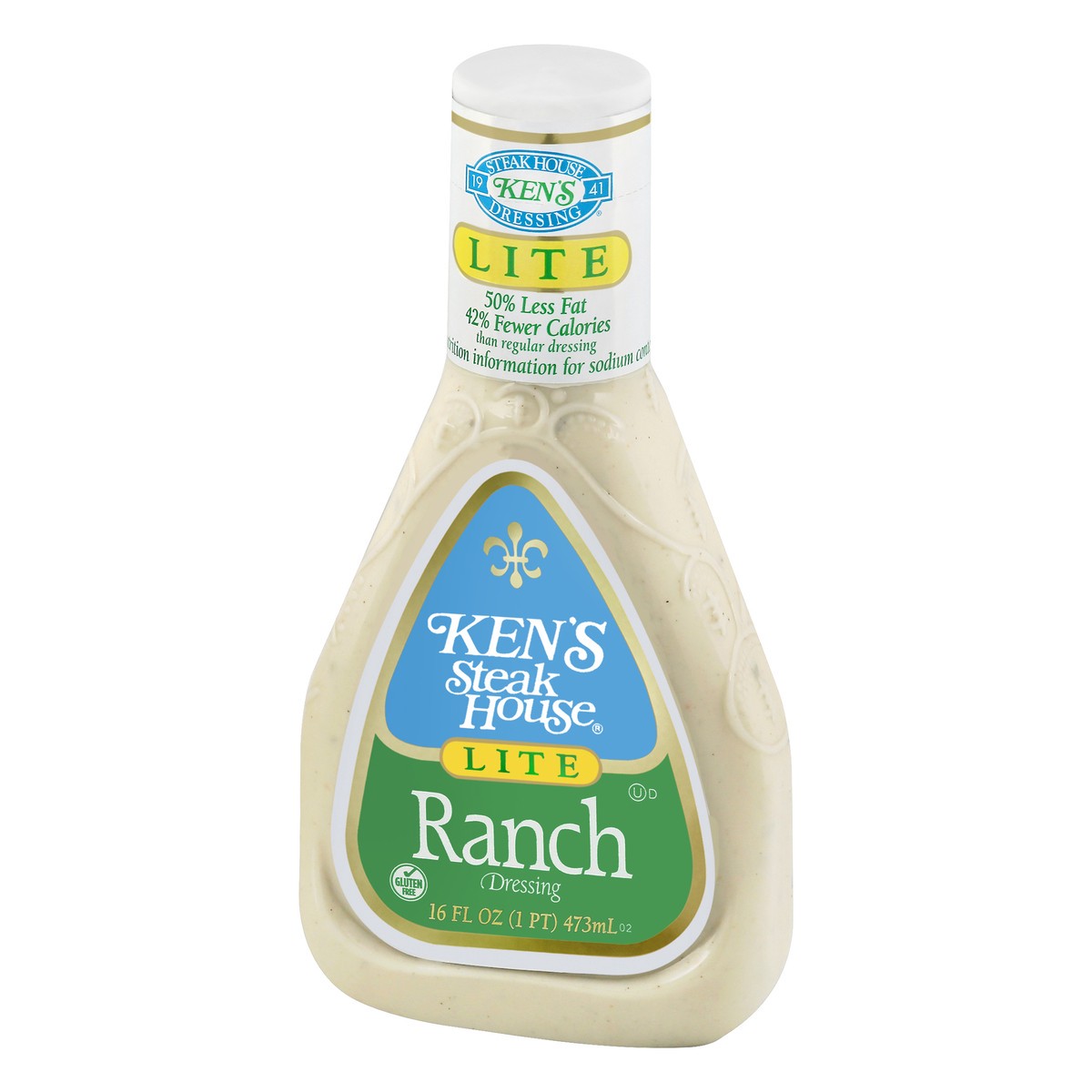 slide 7 of 9, Ken's Steak House Lite Ranch Salad Dressing 16 fl oz, 16 fl oz