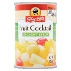 slide 1 of 1, ShopRite Fruit Cocktail in Light Syrup, 15 oz