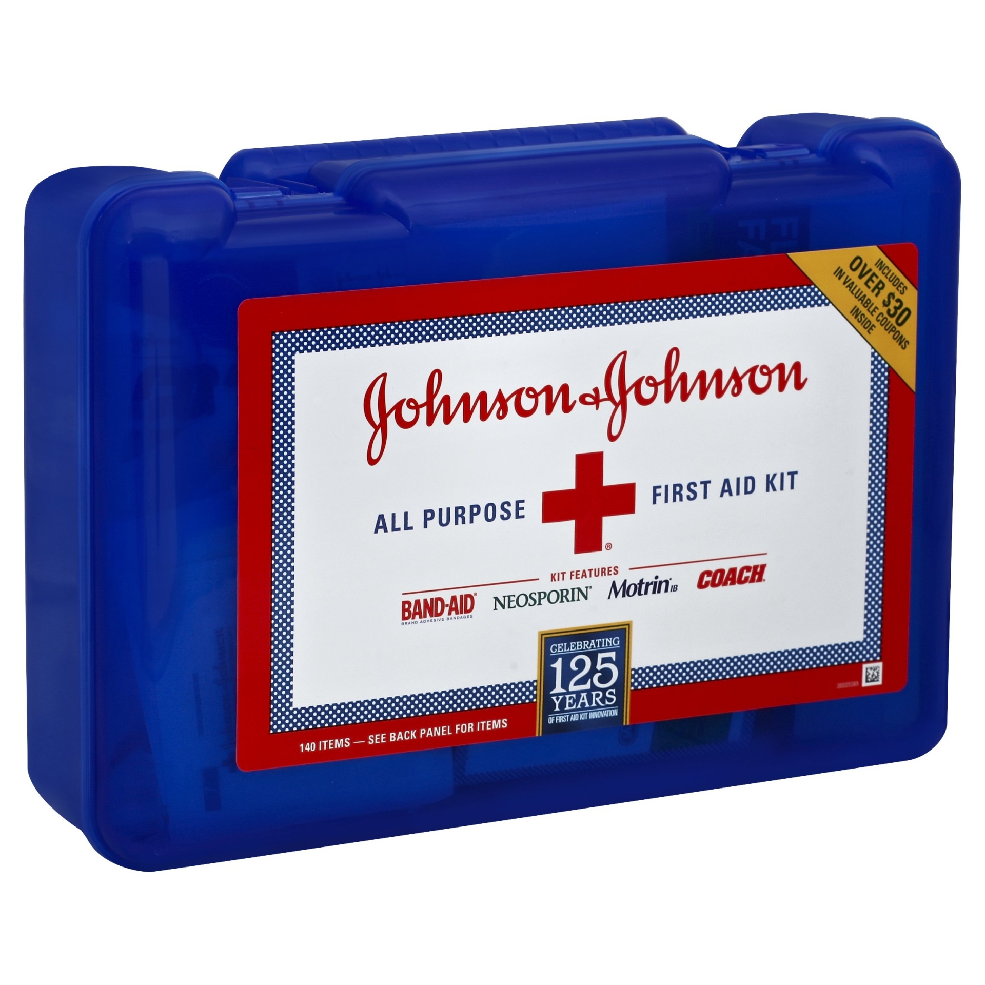 slide 1 of 4, Johnson & Johnson First Aid Kit 1 ea, 1 ct