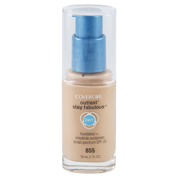 slide 1 of 2, Covergirl 3in1 Stay Fabulous Foundation Makeup Soft Honey, 1 ct