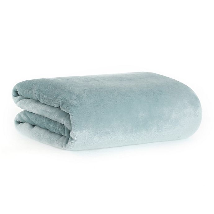 slide 1 of 2, Berkshire Blanket Modern Comfort Throw Blanket - Light Blue, 1 ct