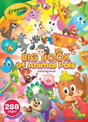 Crayola Big Book Of Animal Pals Color And Sticker Activity Set