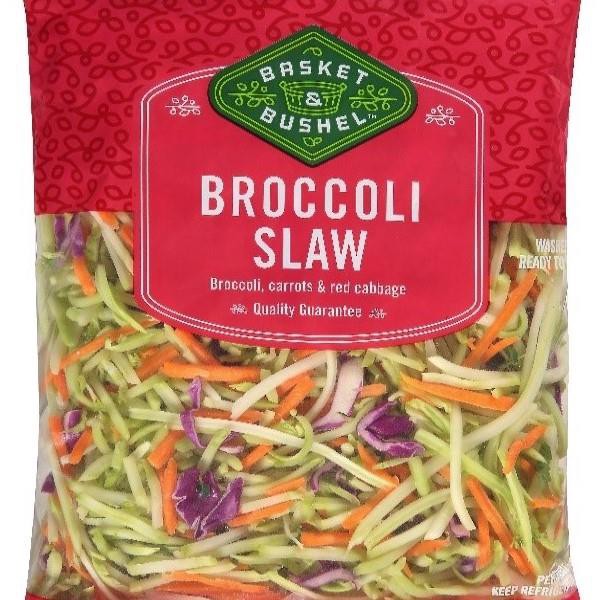 slide 1 of 1, Basket & Bushel Broccoli Slaw, 12 ct