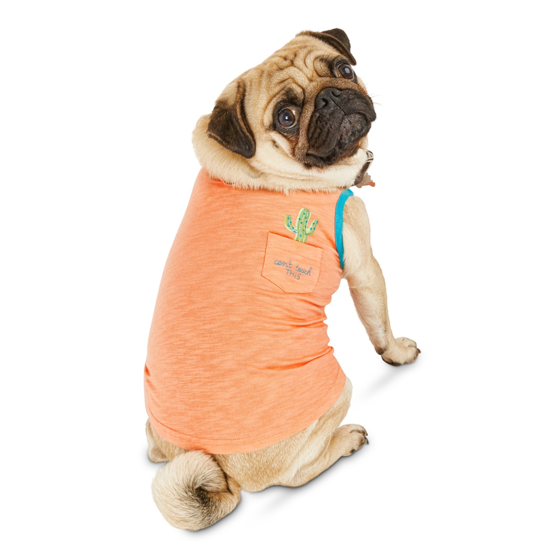 slide 1 of 1, Bond & Co. Can't Touch This Dog Tank Top, MED