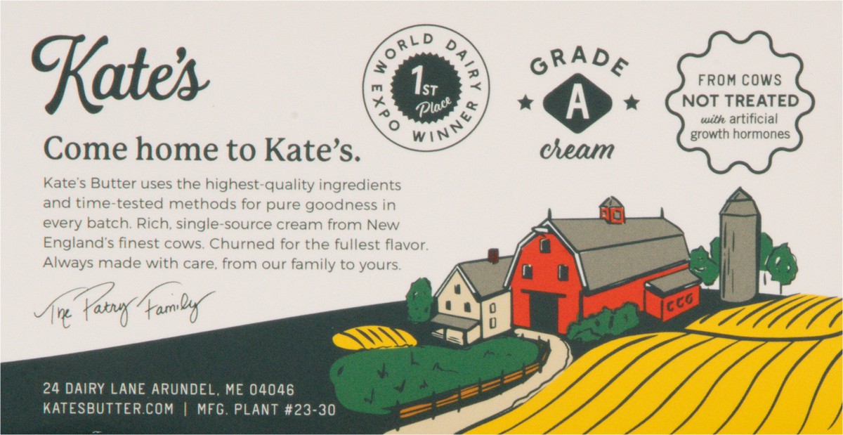 slide 2 of 13, Kate's Unsalted Homemade Butter, 8 oz