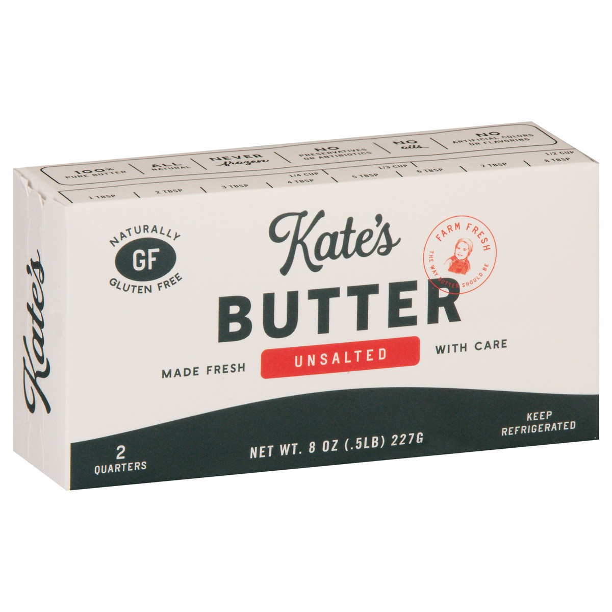 slide 4 of 13, Kate's Unsalted Homemade Butter, 8 oz