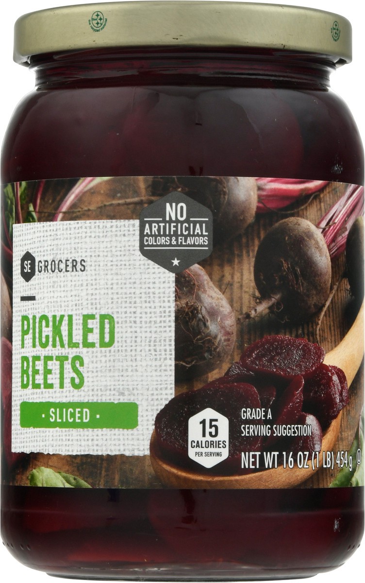 slide 10 of 11, SE Grocers Pickled Beets Sliced, 16 oz