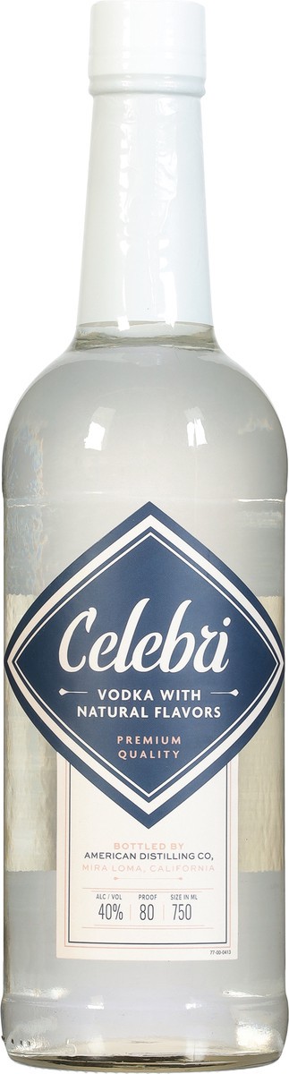 slide 8 of 11, Celebri Vodka 750 ml, 750 ml