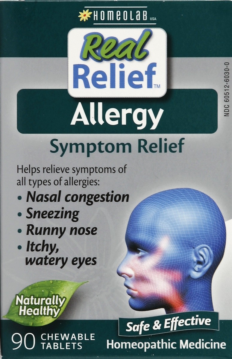 slide 1 of 4, Real Relief Allergy Symptom Relief 90 ea, 90 ct