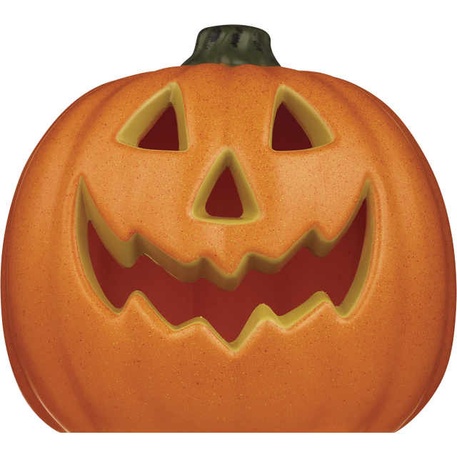 slide 1 of 1, SPOOKY VILLAGE 7.5"Hal Light Up Jack-O-Lantern, 1 ct