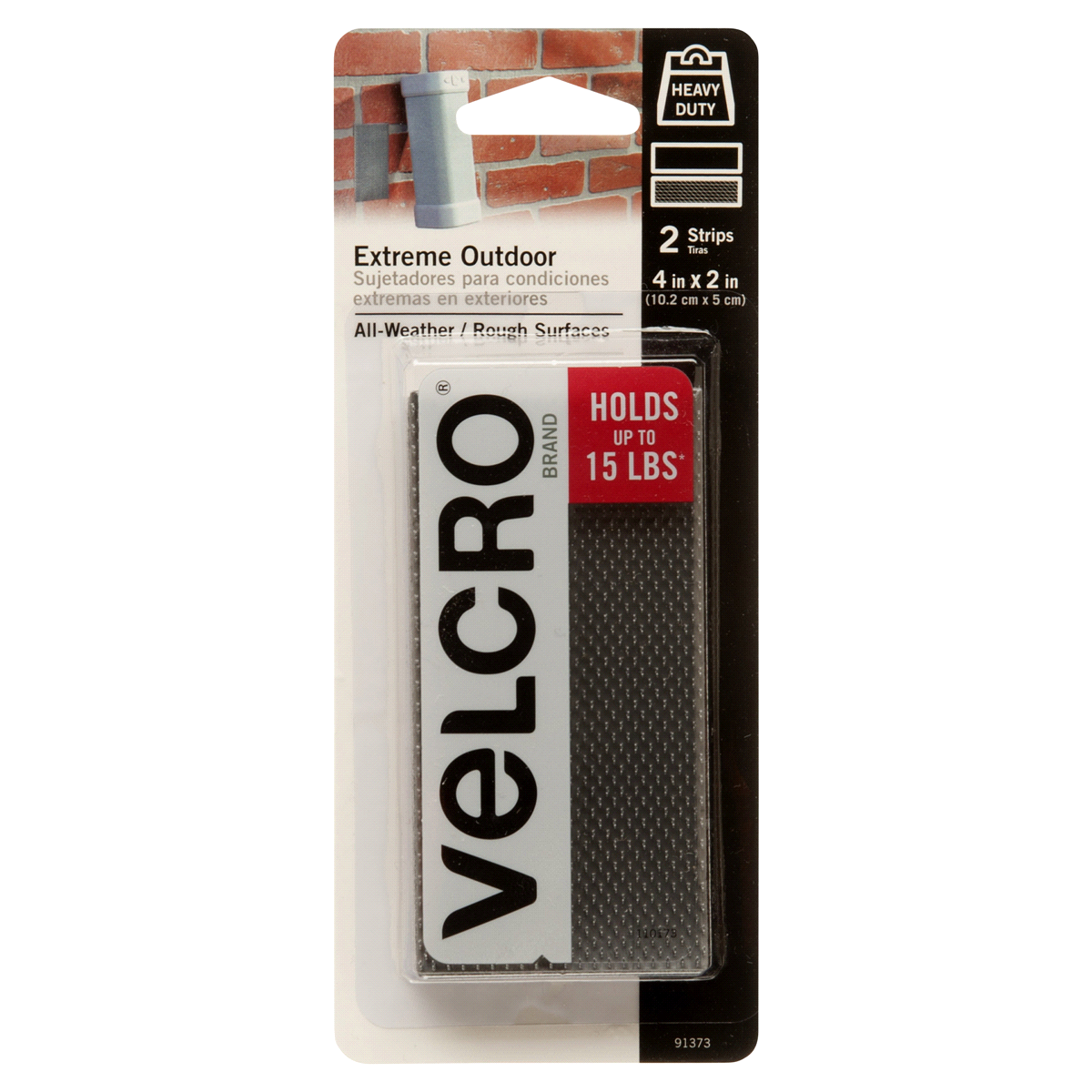 slide 1 of 5, VELCRO Brand Velcro Extreme Strips, 2 ct; 4 in x 2 in