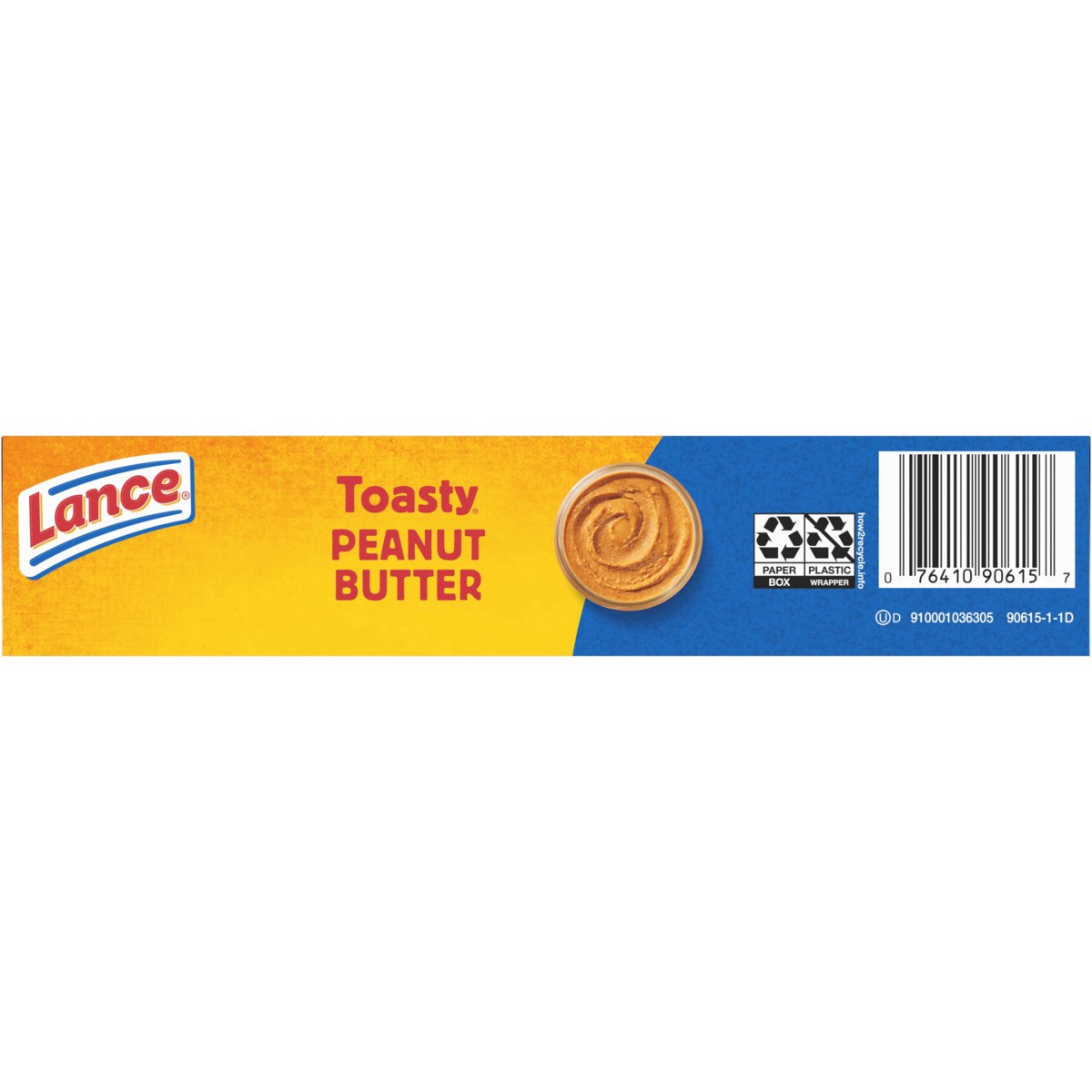 slide 7 of 13, Lance Toasty Peanut Butter Sandwich Crackers, 12.800 oz