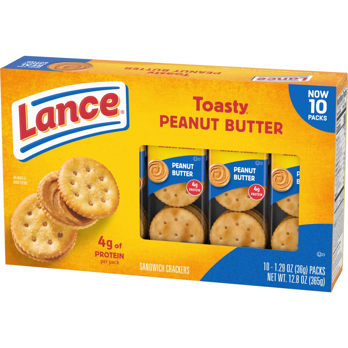slide 9 of 13, Lance Toasty Peanut Butter Sandwich Crackers, 12.800 oz