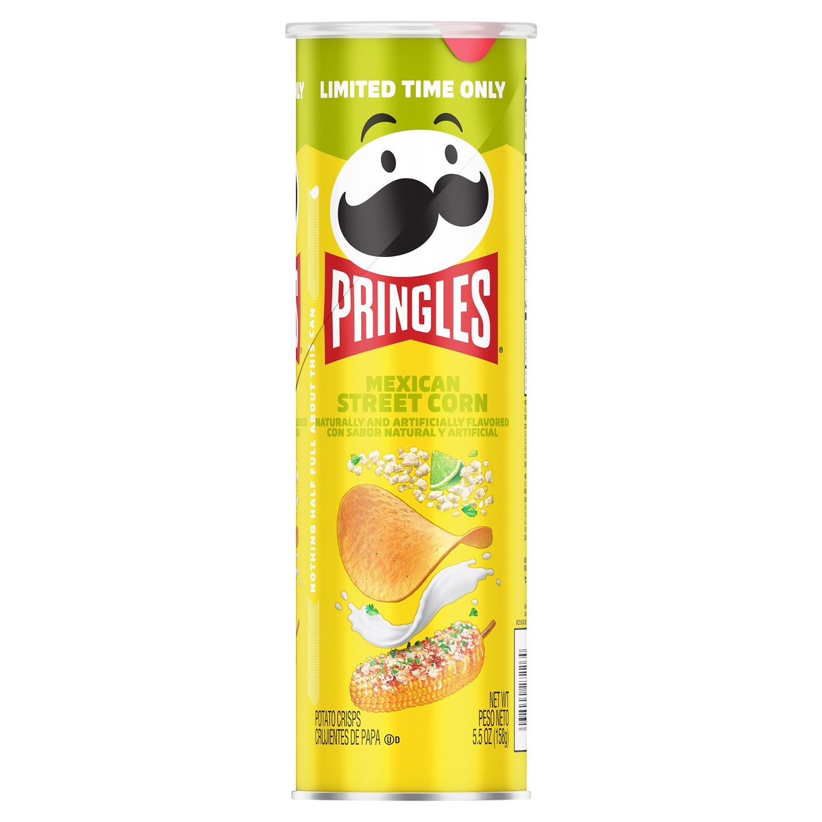 slide 10 of 10, Pringles Potato Crisps Chips, Elote Mexican Street Corn, 5.5 oz, 5.5 oz