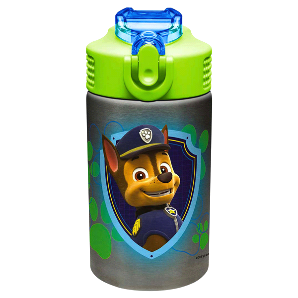 slide 1 of 1, Paw Patrol Stainless Steel Water Bottle, 15.5 oz