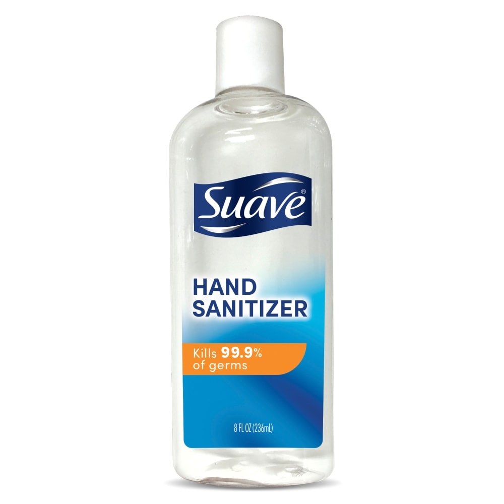 slide 1 of 1, Suave Hand Sanitizer Alcohol Based Kills 99.9% of Germs, 8 fl oz