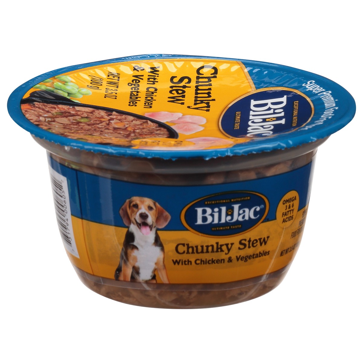 slide 7 of 9, Bil-Jac Super Premium Chunky Stew with Chicken & Vegetables Food for Dogs 3.5 oz, 3.50 oz