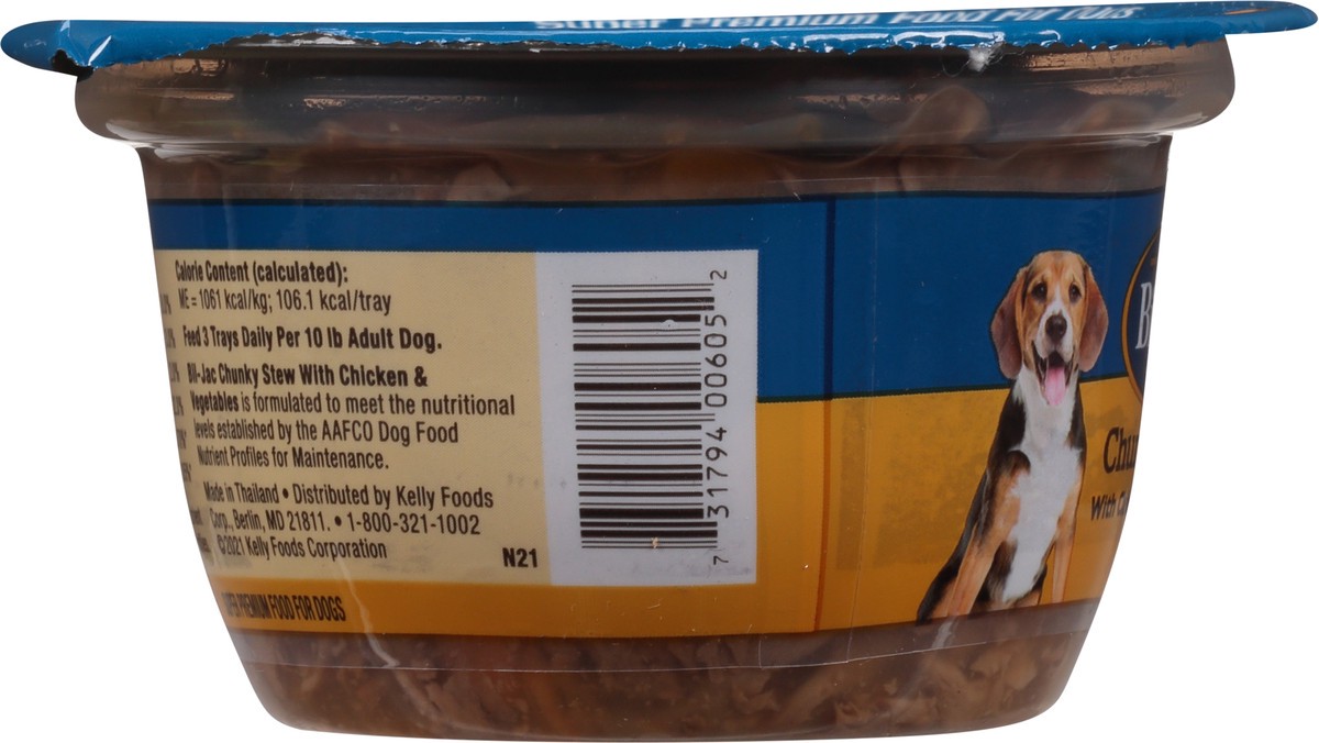 slide 9 of 9, Bil-Jac Super Premium Chunky Stew with Chicken & Vegetables Food for Dogs 3.5 oz, 3.50 oz