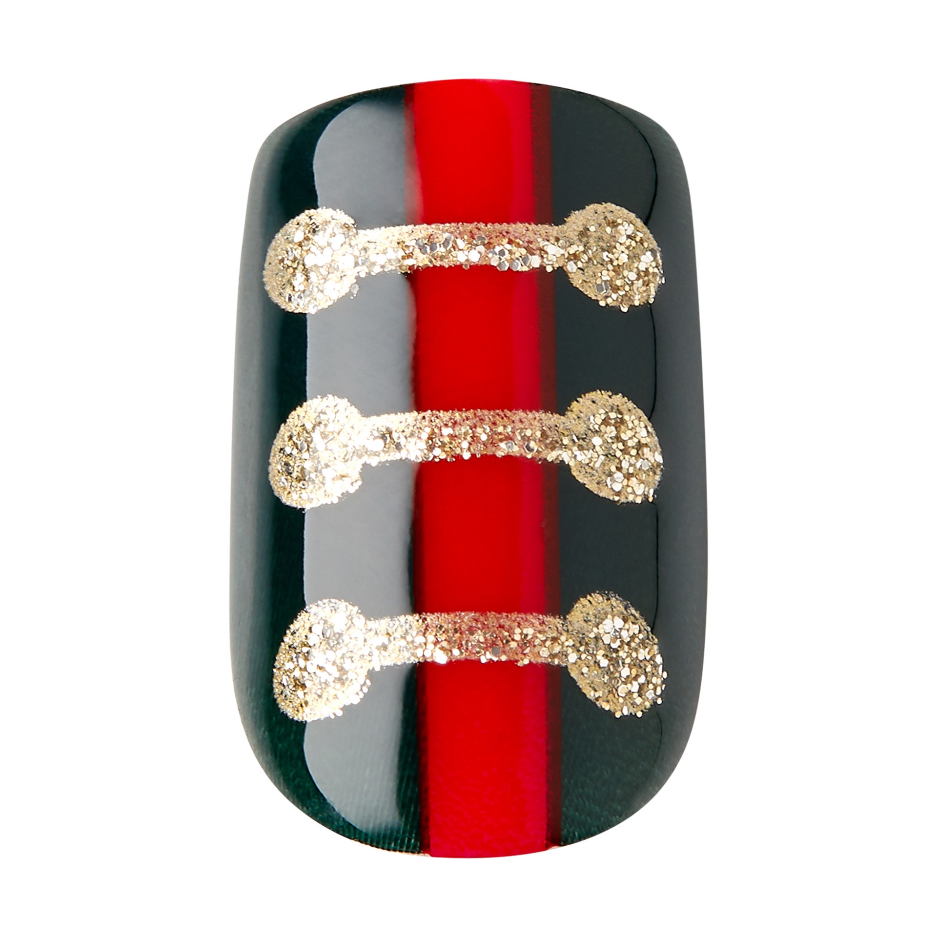 slide 3 of 5, KISS Special Design Holiday Limited Edition Fake Nails, Candle and Blanket, 28 Count, 1 ct