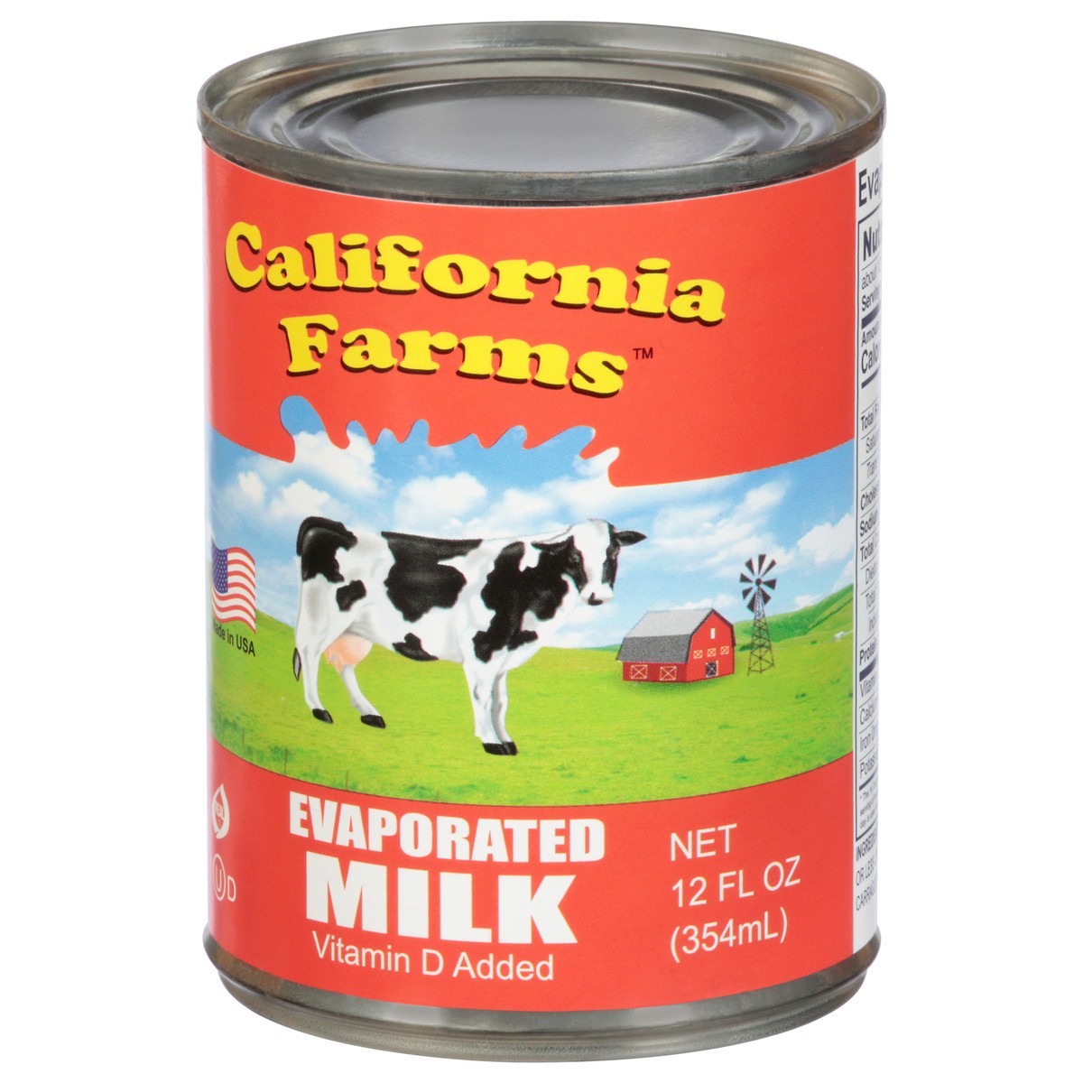 slide 10 of 13, California Farms Milk Evaprted, 12 oz