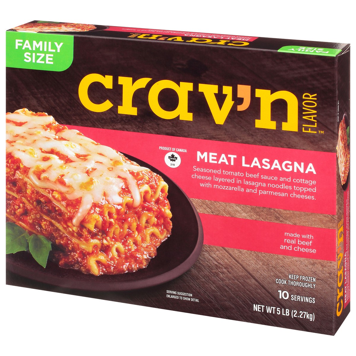 slide 8 of 11, Crav'n Flavor Crav'N Meat Lasagna, 5 lb