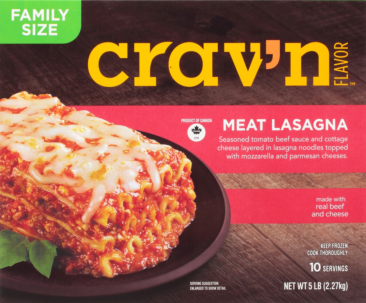 slide 4 of 11, Crav'n Flavor Crav'N Meat Lasagna, 5 lb