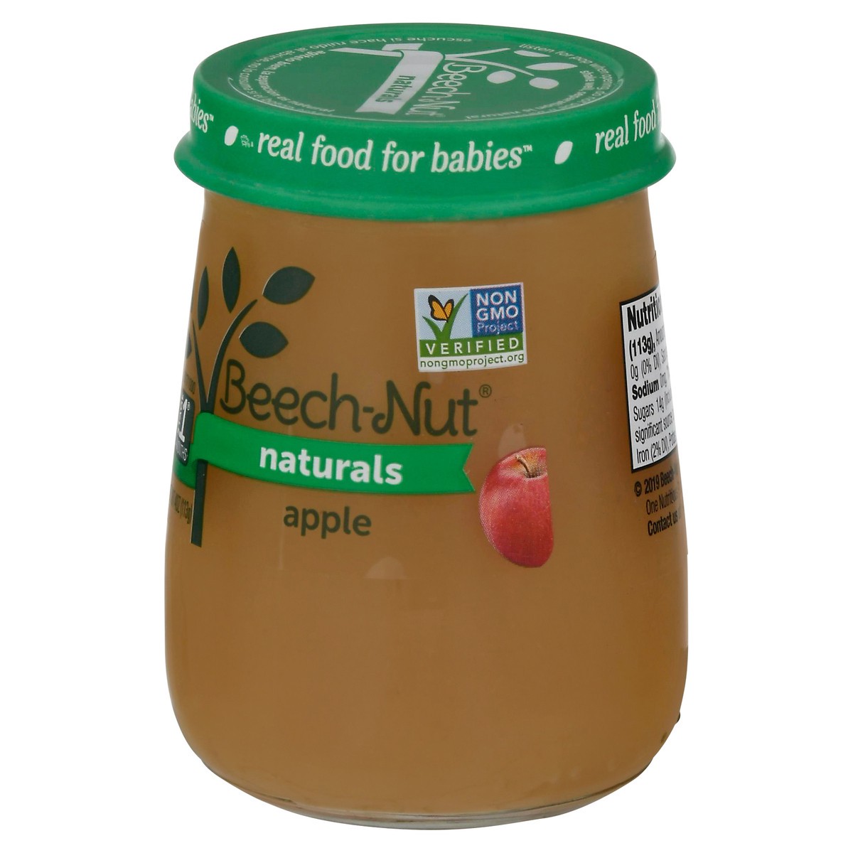 slide 3 of 9, Beech-Nut Naturals Stage 1 Baby Food, Apple, 4 oz Jar, 4 oz