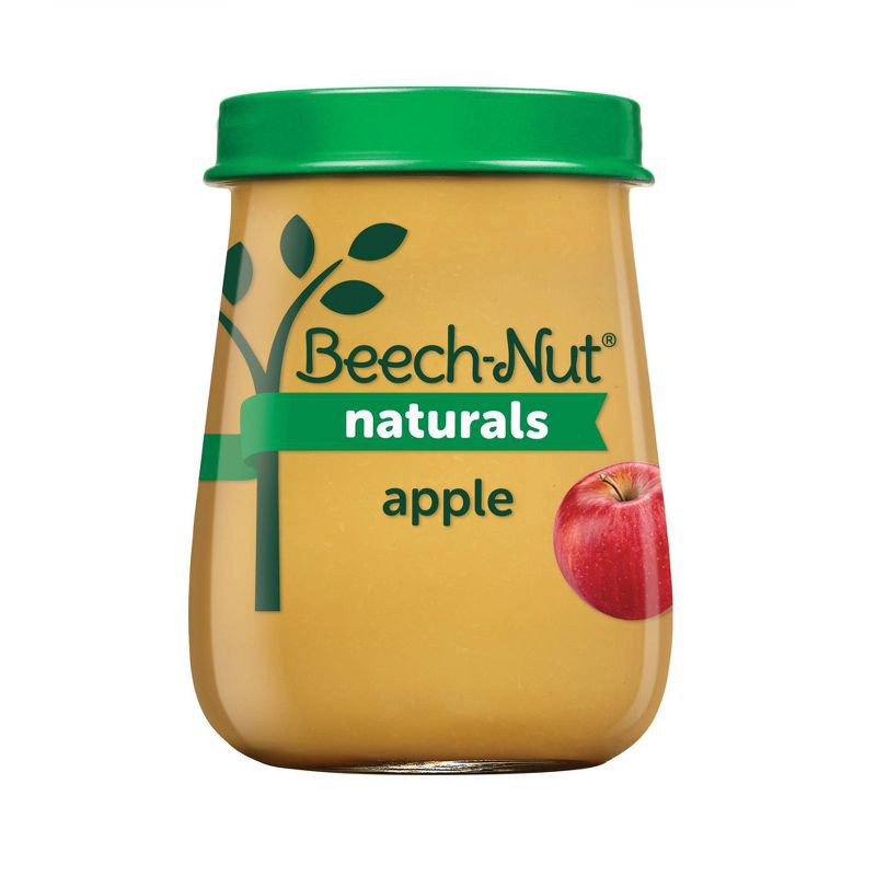 slide 1 of 9, Beech-Nut Naturals Stage 1 (4 Months+) Apple 4 oz, 4 oz