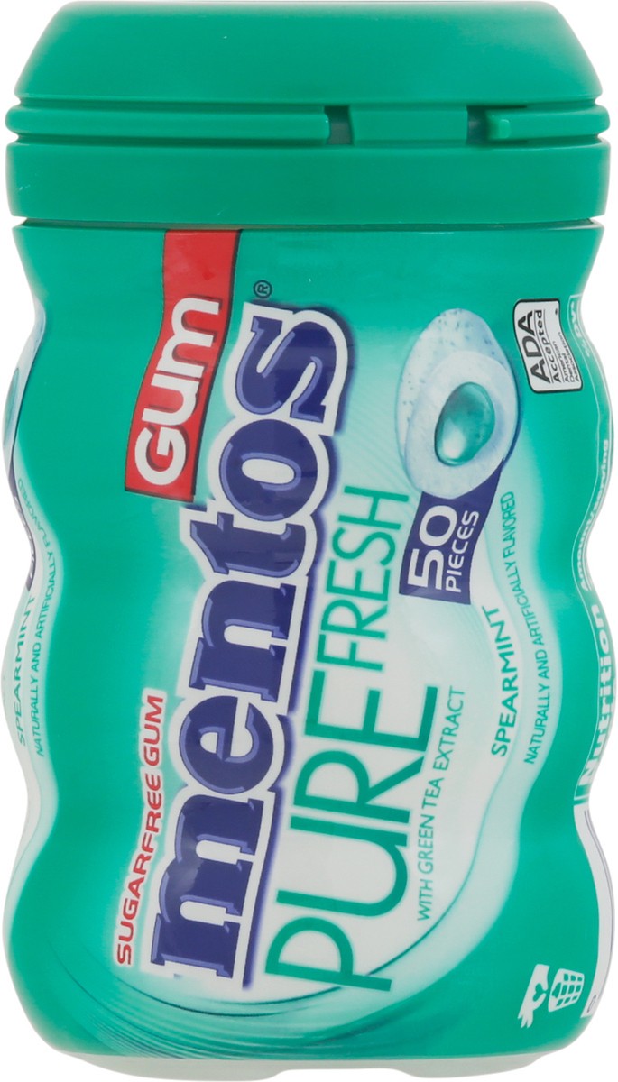 slide 4 of 9, Mentos Pure Fresh Spearmint Sugar-Free Gum - 50ct, 50 ct