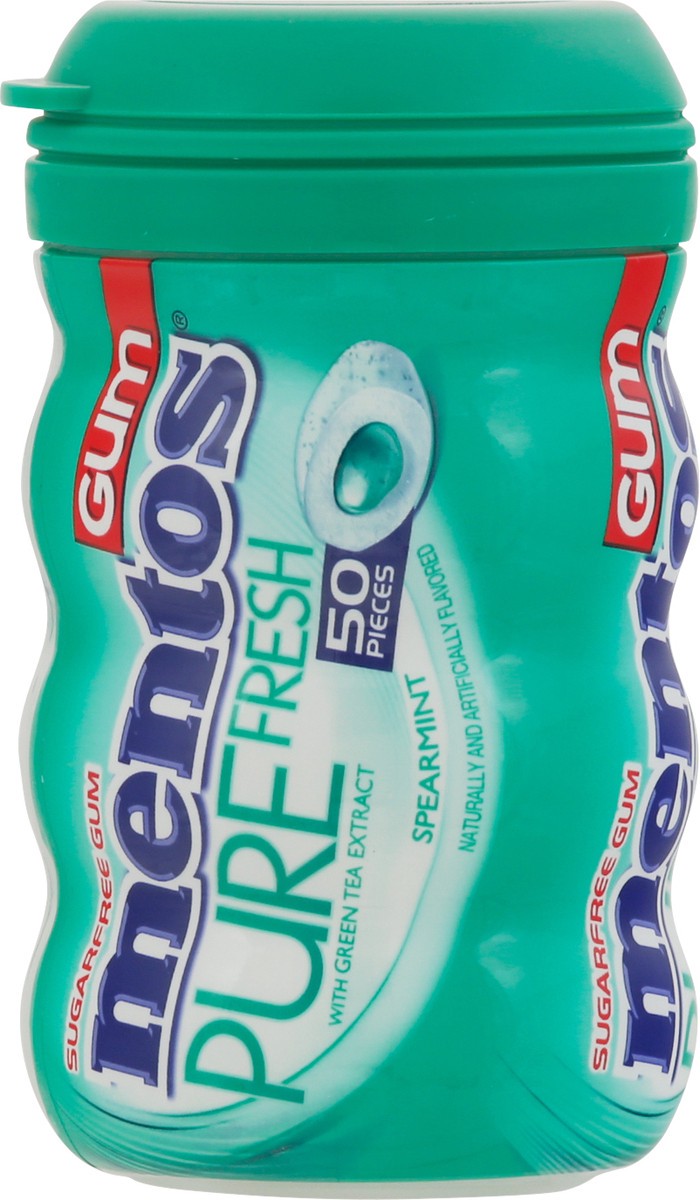 slide 8 of 9, Mentos Pure Fresh Spearmint Sugar-Free Gum - 50ct, 50 ct