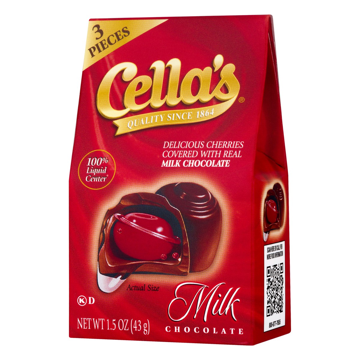 slide 2 of 10, Cella's Milk Chocolate Cherries, 1.5 oz