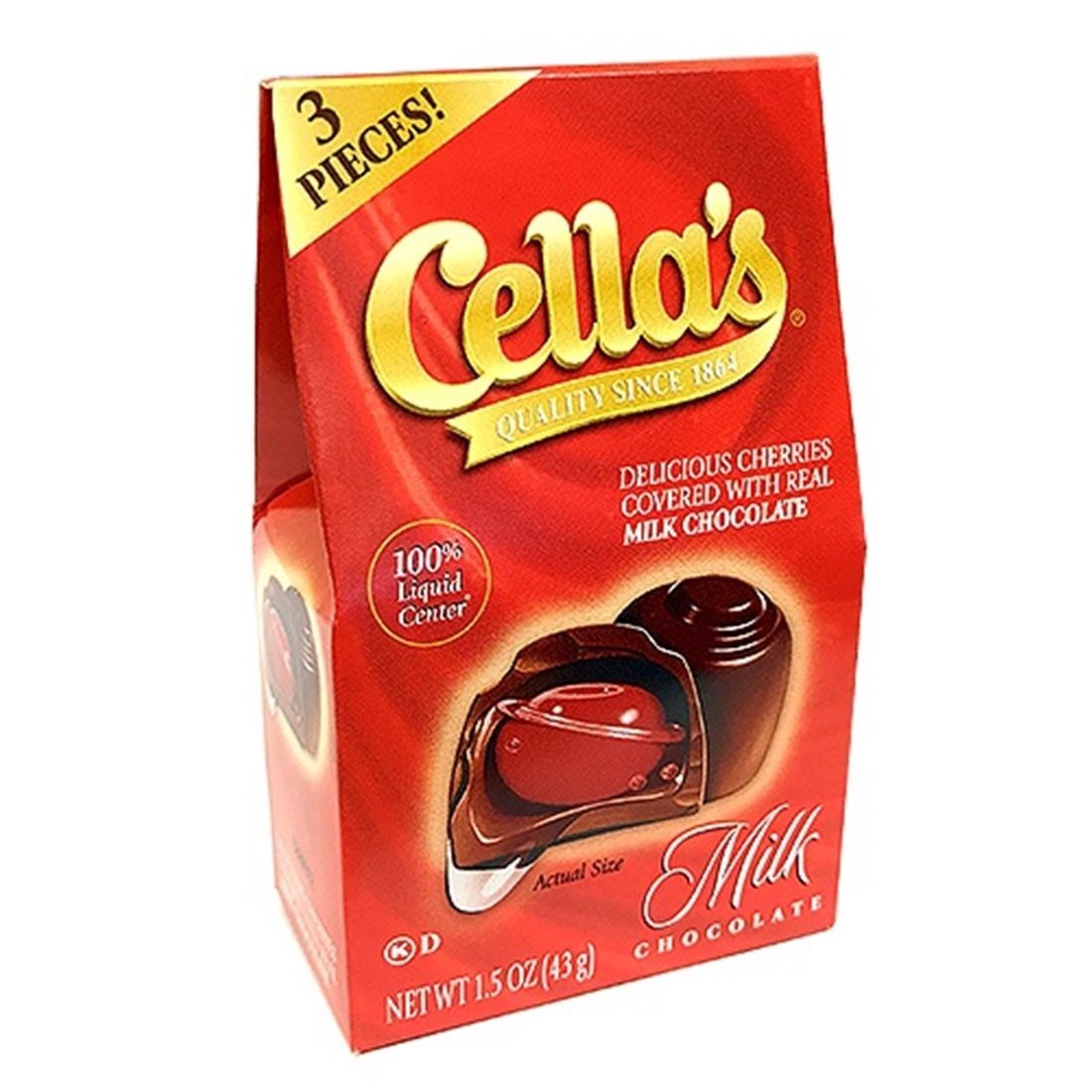 slide 1 of 10, Cella's Milk Chocolate Cherries, 1.5 oz