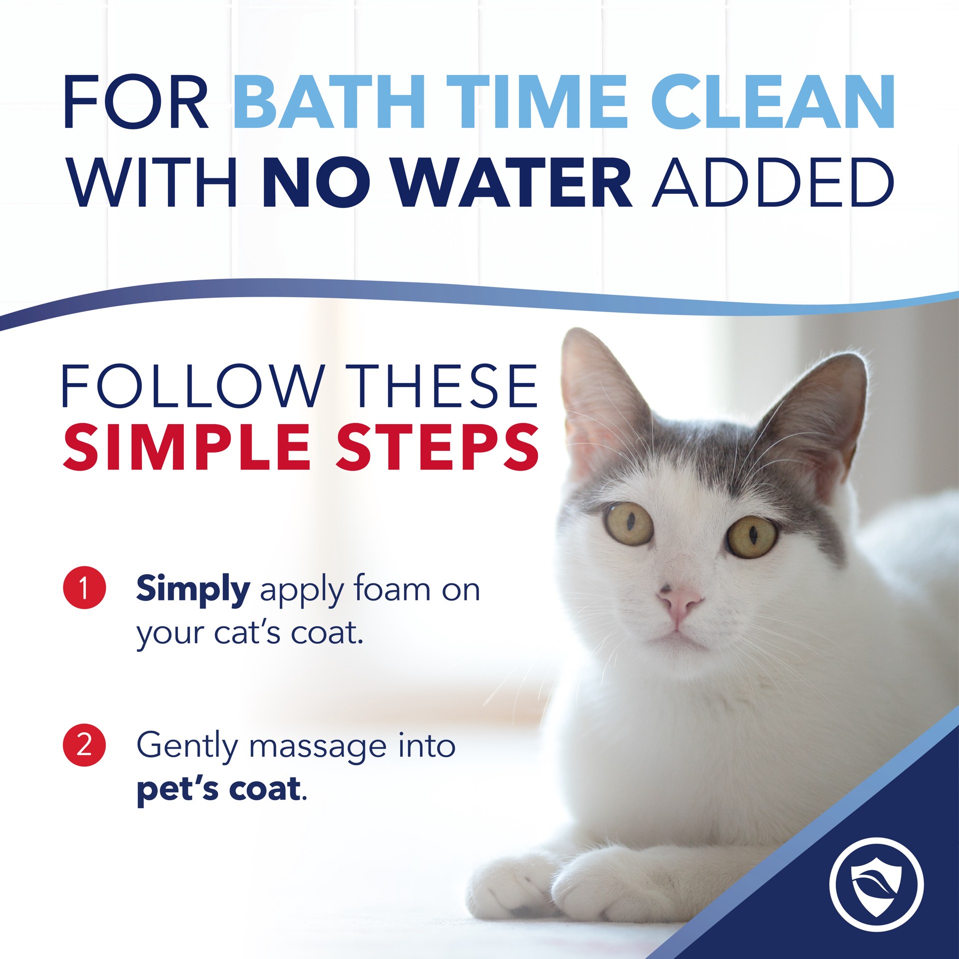 slide 7 of 10, TropiClean OxyMed Waterless Dry Shampoo for Cats, 7.4oz, 7.4 oz