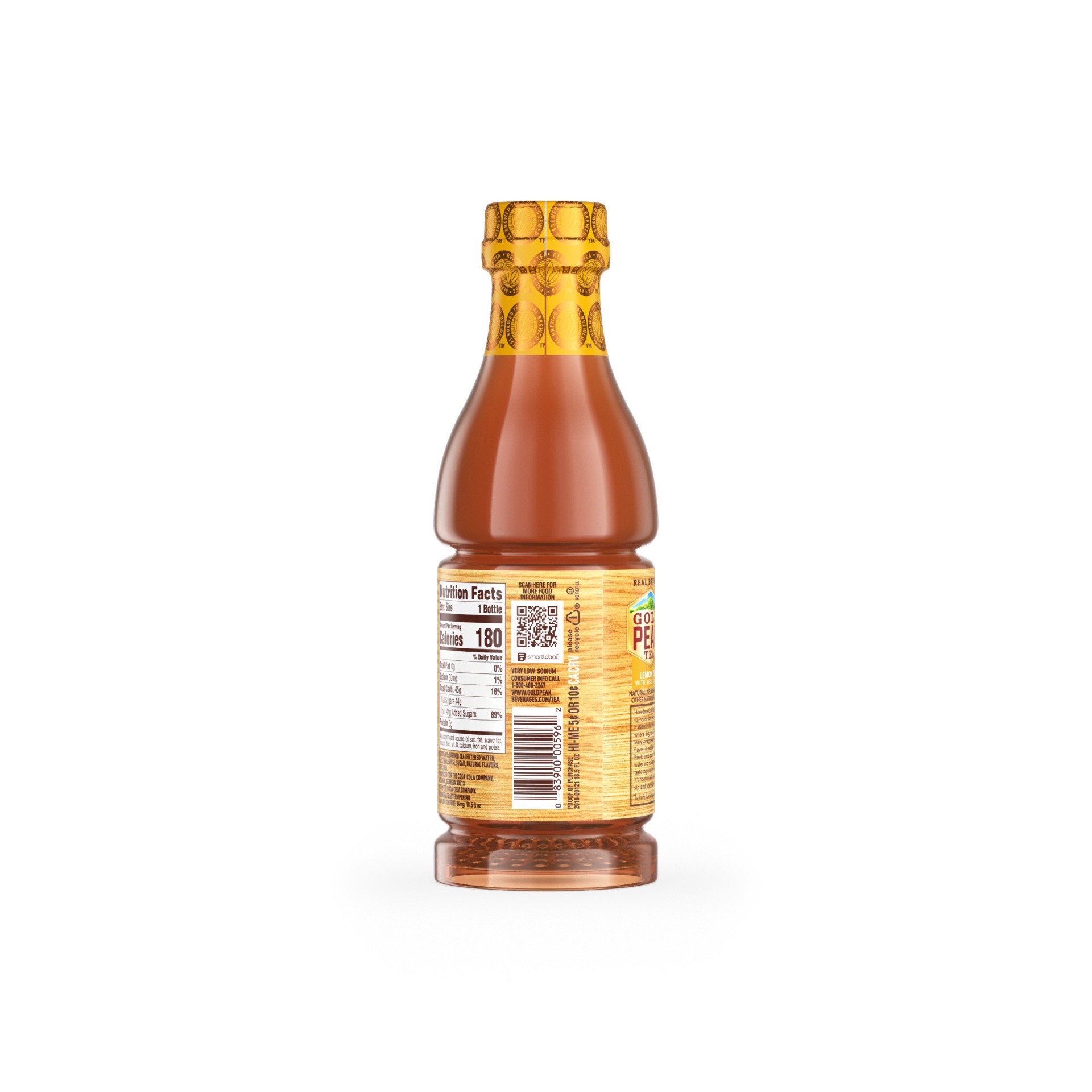 slide 2 of 14, Gold Peak Lemon Sweetened Tea Bottle- 18.50 fl oz, 18.50 fl oz