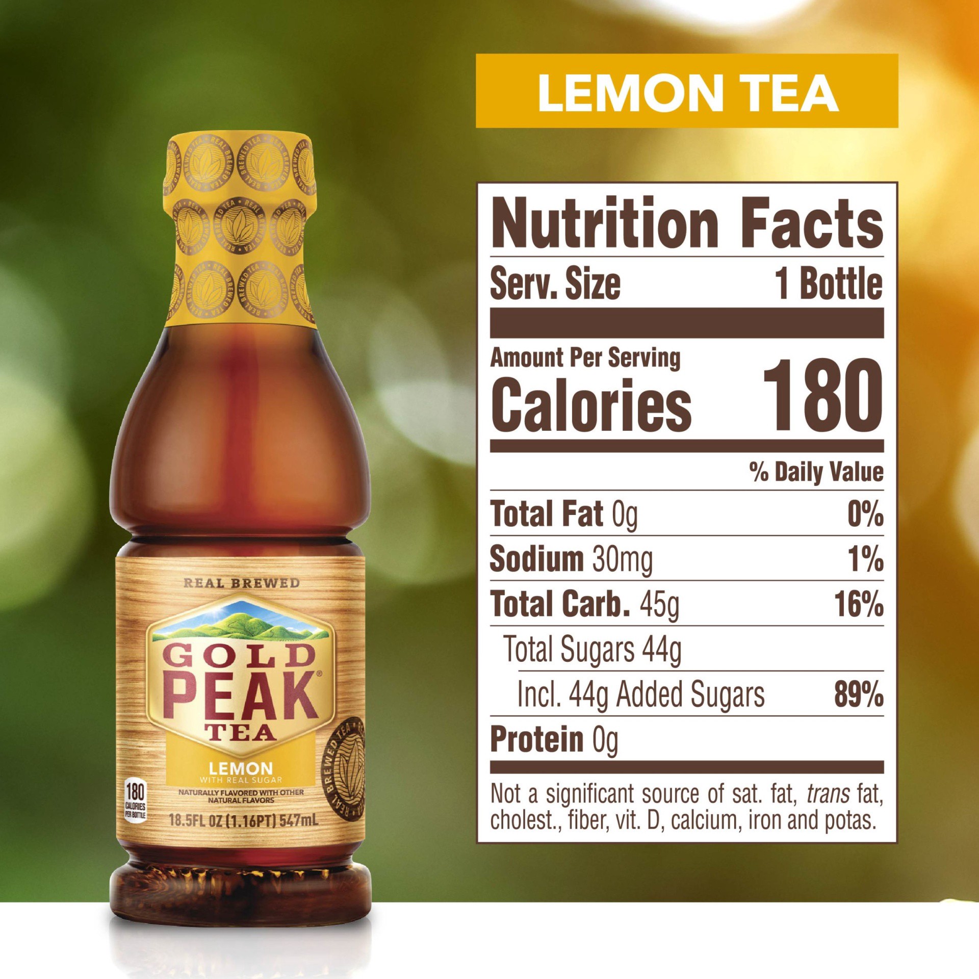 slide 12 of 14, Gold Peak Lemon Sweetened Tea Bottle- 18.50 fl oz, 18.50 fl oz