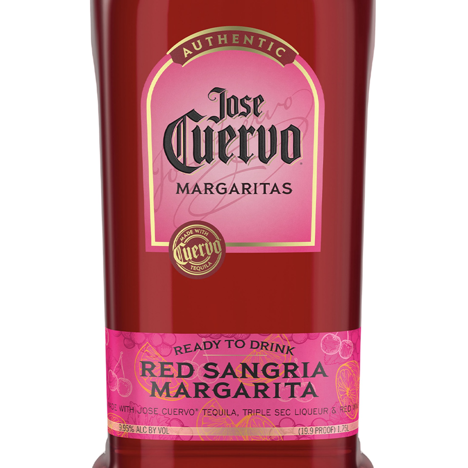 slide 4 of 5, Jose Cuervo Authentic Margarita Red Sangria Ready to Drink Cocktail - 1.75 L, 1.75 liter