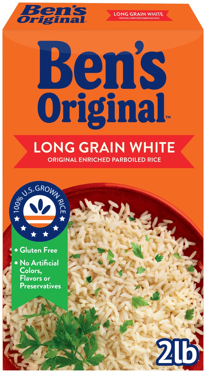 slide 1 of 9, Ben's Original Rice, Long Grain White, 2 lb