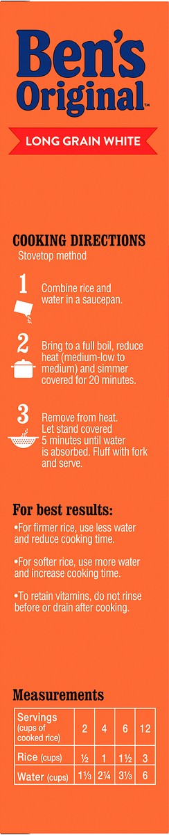 slide 3 of 9, Ben's Original Rice, Long Grain White, 2 lb