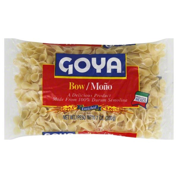 slide 1 of 1, Goya Moño Bow Pasta, 7 oz