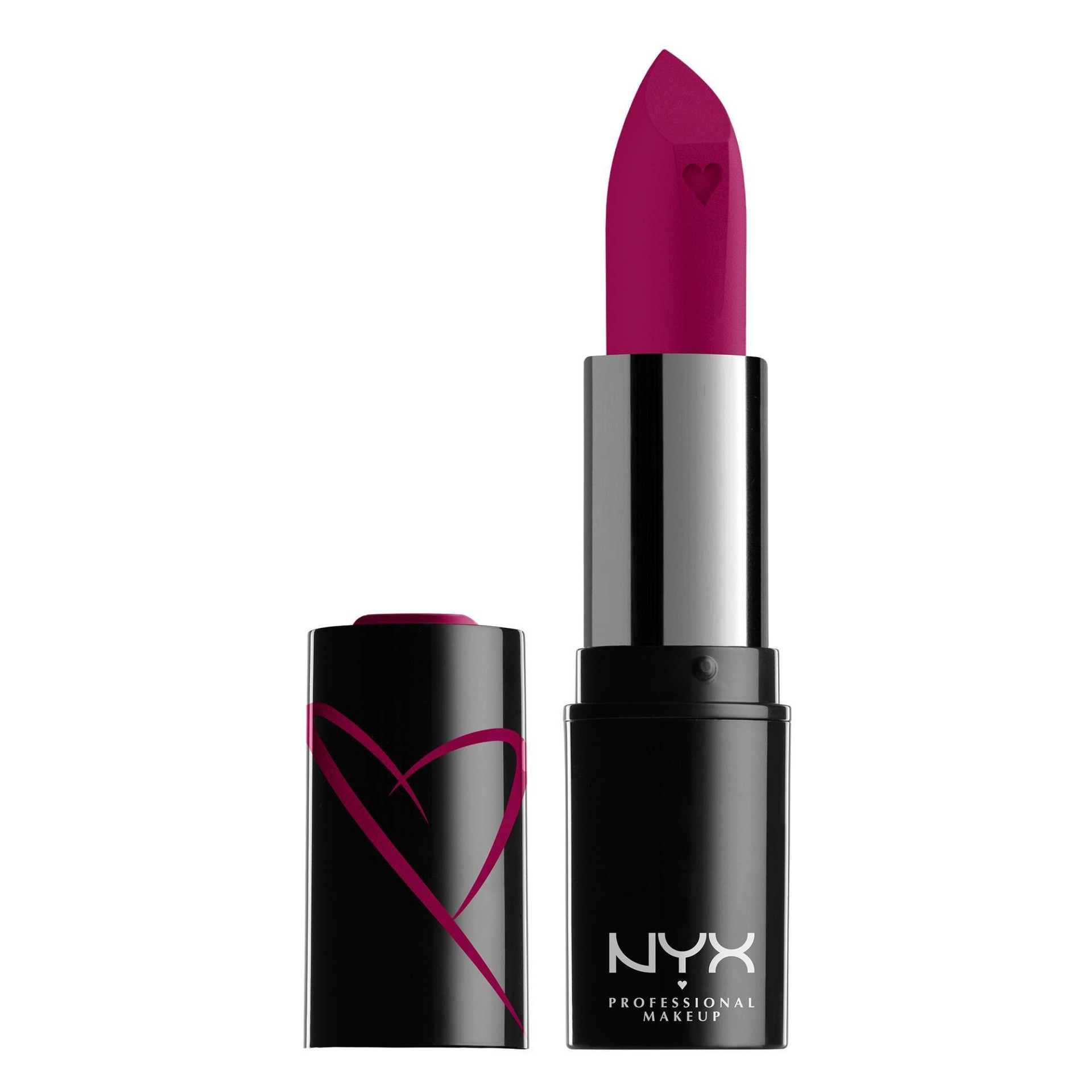 slide 1 of 4, NYX Professional Makeup Shout Loud Satin Lipstick Dirty Talk - 0.12oz, 1.28 oz