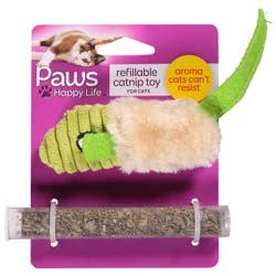 Paws Happy Life For Cats Refillable Catnip Toy 1 ea