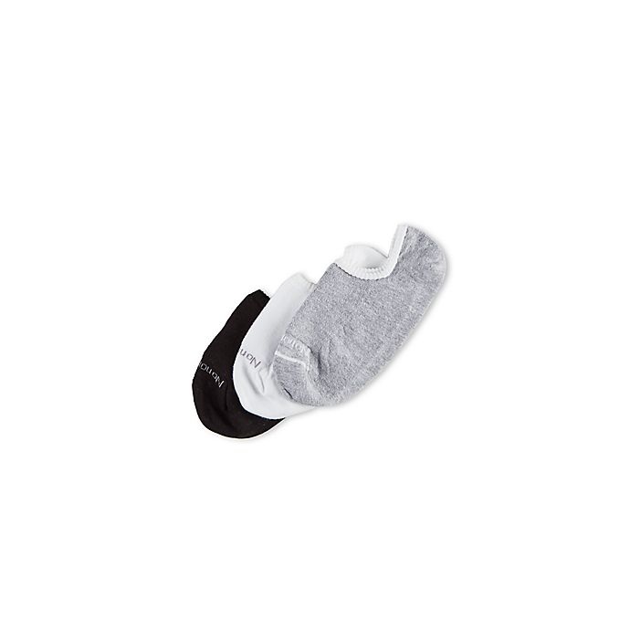 slide 1 of 1, No Nonsense Soft & Breathable Ultra Low Socks - Grey, 3 ct