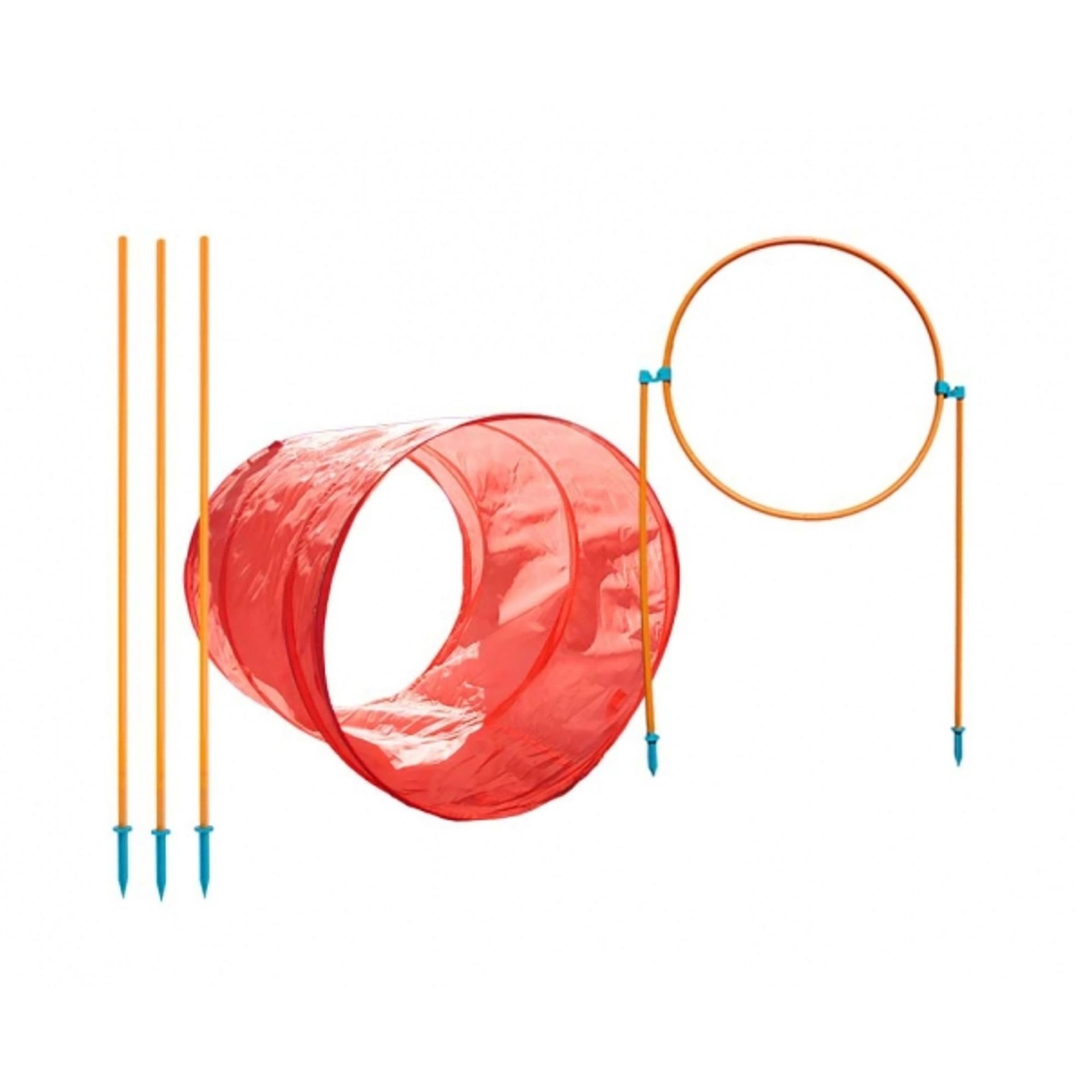 slide 1 of 1, Outward Hound ZipZoom Outdoor Agility Kit, 1 ct