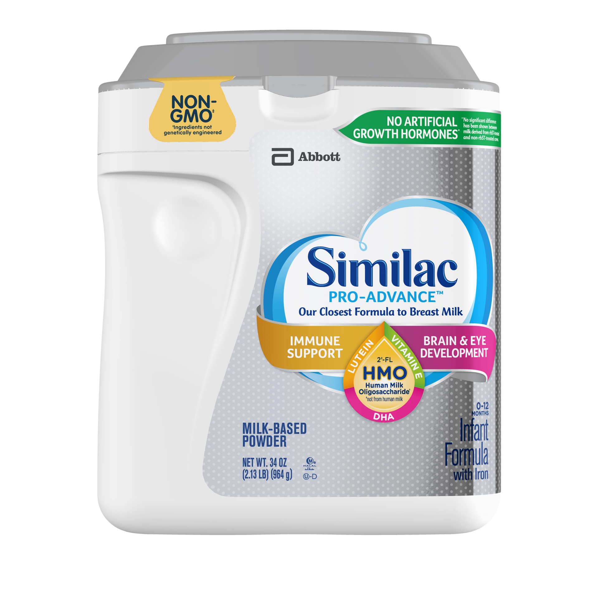 slide 1 of 4, Similac Pro-Advance Hmo Infant Formula, 