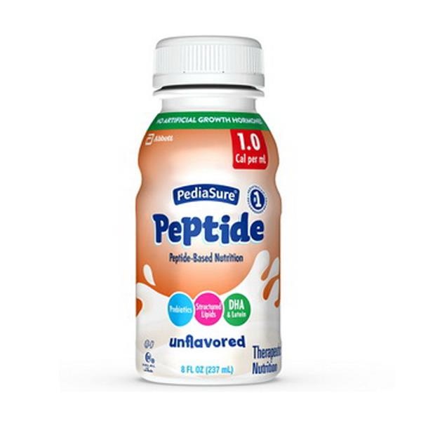 slide 1 of 1, Abbott Nutrition Pediasure Peptide Unflavored, 8 fl oz